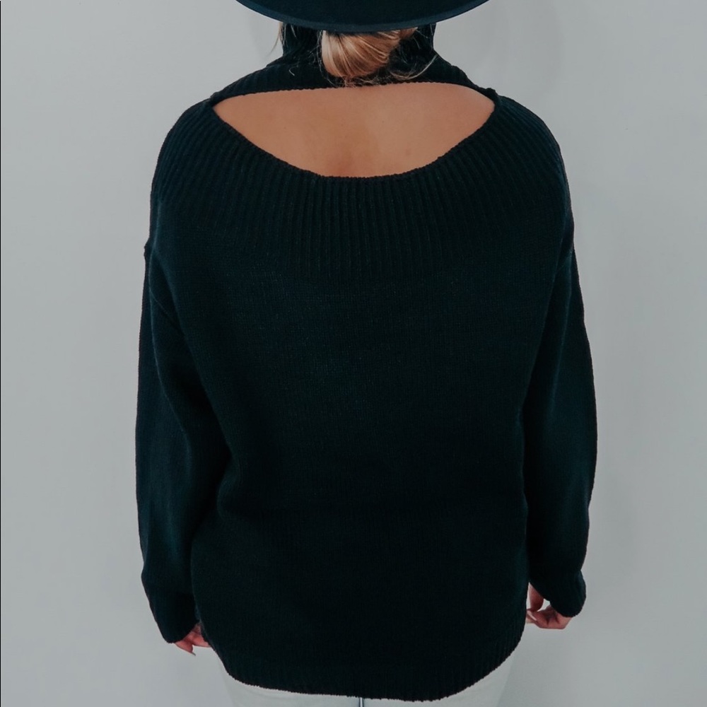 NWT black sweater